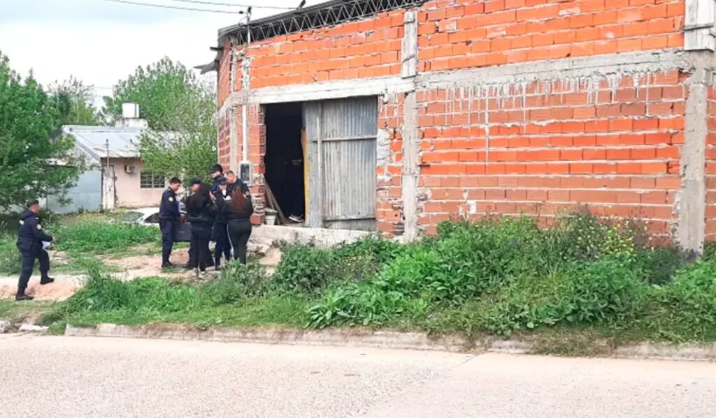 Lugar del crimen en Concepción del Uruguay. Foto: El Uruguayense.
